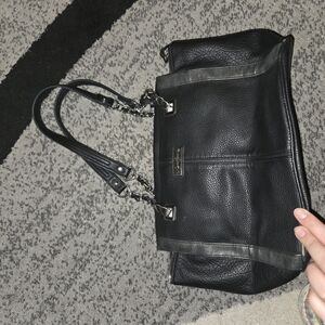 Elegant Black Leather Women's Bag Jessica Simpson FOR SALE ONLY NO TRADES